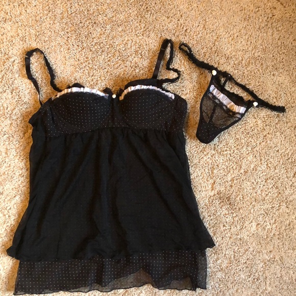 Babydoll Lingerie with thong - Picture 1 of 6